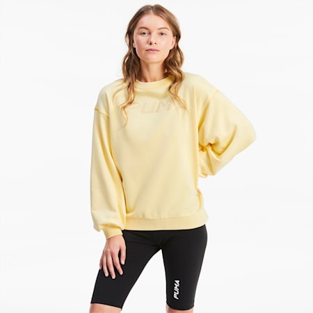 yellow puma sweater