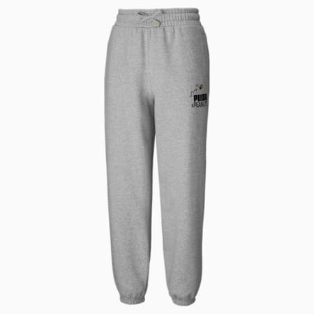 white puma joggers
