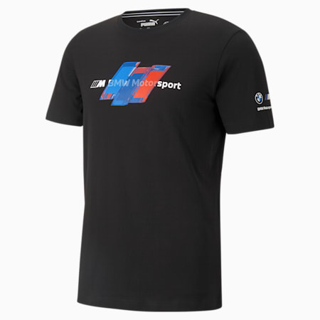 BMW M Motorsport Logo Men's Tee+, Puma Black, small-SEA