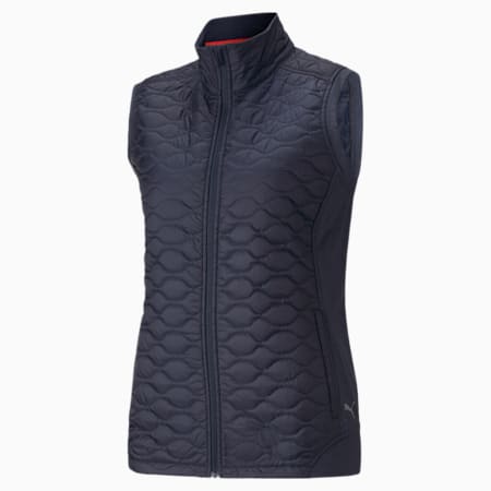 Cloudspun WRMLBL golfvest voor dames, Navy Blazer, small