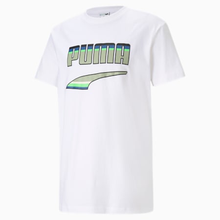 Downtown Logo Tee, Puma White, small-IND