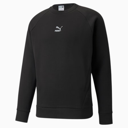 Classics Tech Double Knit Herren Sweatshirt, Puma Black, small