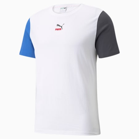 Camiseta CLSX para hombre, Puma White, pequeño