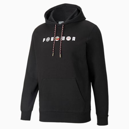 AS Graphic French terry herenhoodie, Puma Black, small