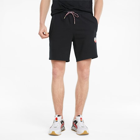 AS French Terry Men's Shorts, Puma Black, small-AUS