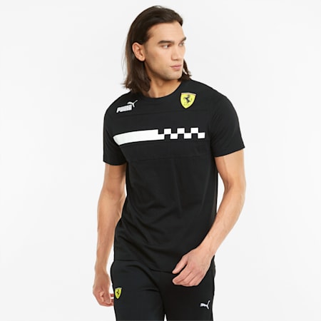 Scuderia Ferrari Race SDS Men's Tee, Puma Black, small-SEA