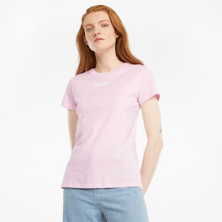 PUMA International Graphic Women's Tee, Pink Lady, small-SEA