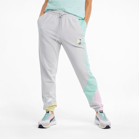 PUMA International Women's Track Pants, Gray Violet, small-AUS
