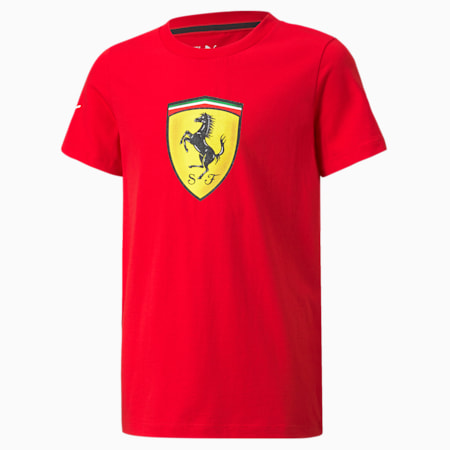 Scuderia Ferrari Race Big Youth Tee, Rosso Corsa, small-SEA