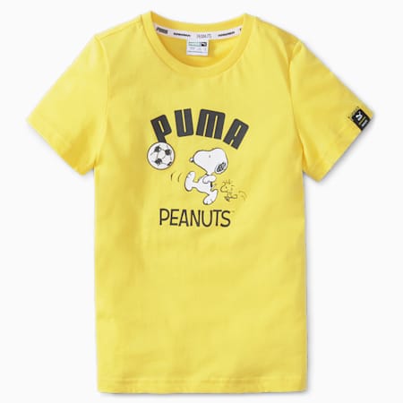 キッズ PUMA x PEANUTS Tシャツ 104-164cm, Maize, small-JPN
