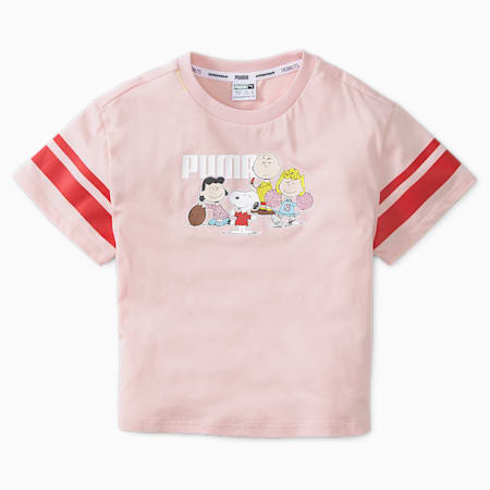 PUMA x PEANUTS Kinder T-Shirt, Lotus, small