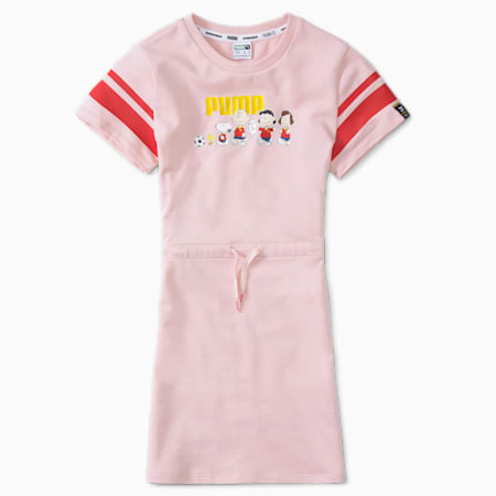 PUMA x PEANUTS Kids' Dress, Lotus, small-PHL