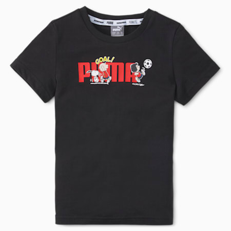 T-shirt PUMA x PEANUTS, enfant, Puma Black, petit