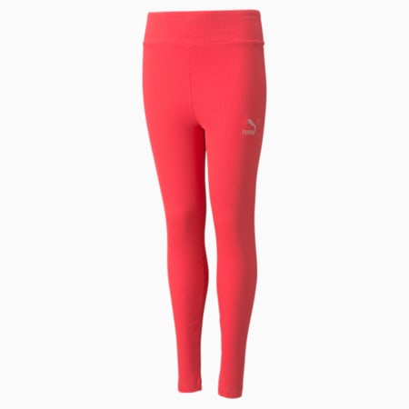 GRL Youth Leggings, Paradise Pink, small-AUS