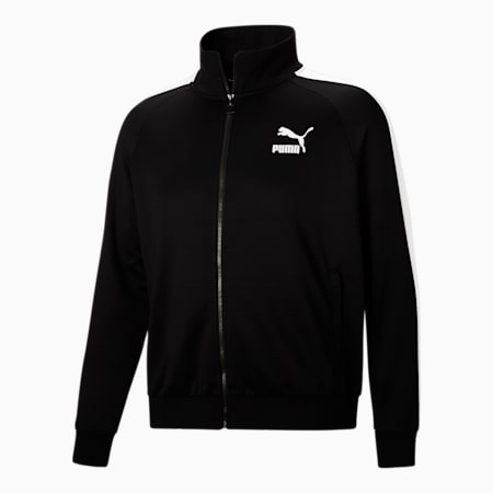 Iconic T7 Men's Track Jacket Big &amp; Tall, Puma Black-puma white, small