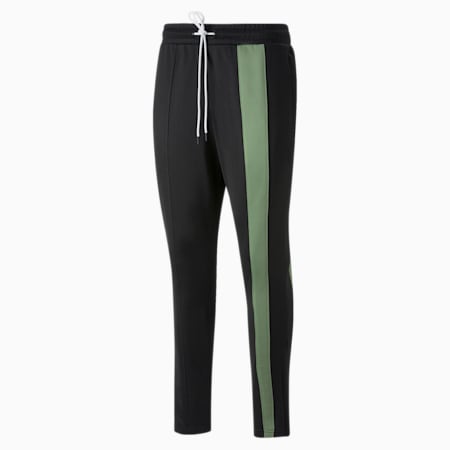 Ralph Sampson Men's Basketball Pants, Puma Black-Dusty Green, small-DFA