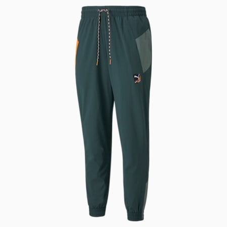 Pantaloni intessuti invernali PUMA International da uomo, Green Gables, small