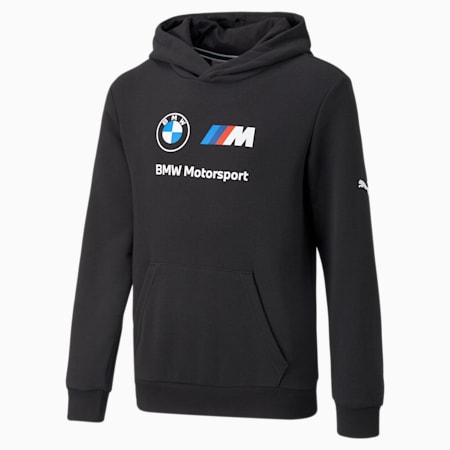 BMW M Motorsport Essentials Logo Youth Hoodie | | PUMA