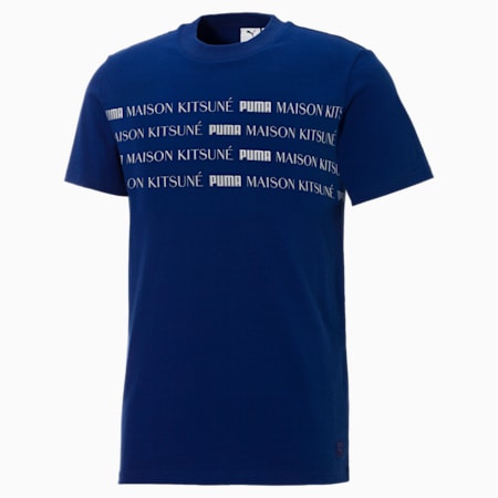 Camiseta de entrenamiento PUMA x MAISON KITSUNE, Blue Depths, small