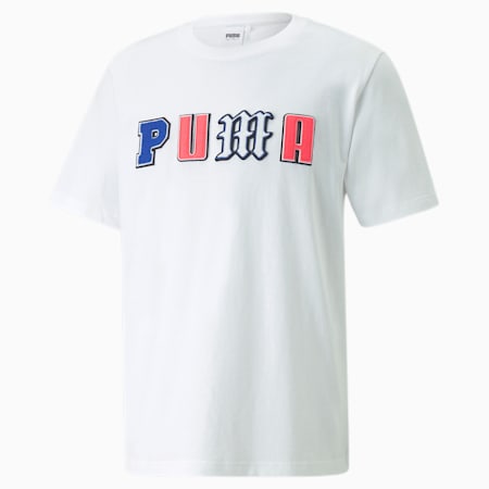 PUMA x PUMA Unisex Loose T-Shirt, Puma White, small-IND