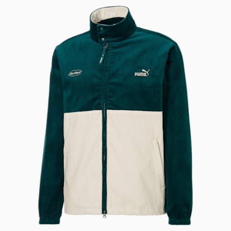 PUMA x BUTTER GOODS Relaxed Fit  Unisex Track Jacket, Deep Teal, small-IND