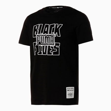 Barnstorming Herren Basketball-T-Shirt, Puma Black, small