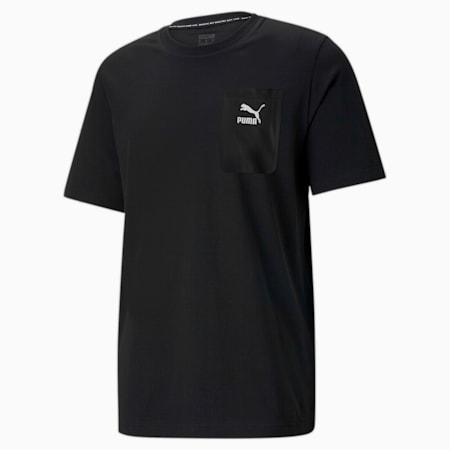 メンズ CLASSICS ポケット 半袖 Tシャツ, Puma Black, small-JPN