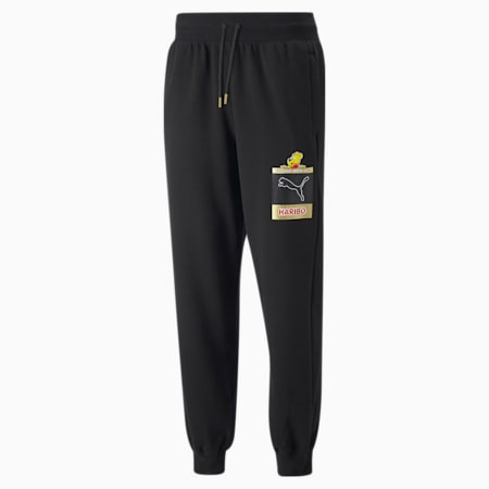 PUMA x HARIBO Relaxed Fit Unisex Track Pants, Puma Black, small-IND