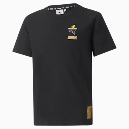 PUMA x HARIBO Jugend T-Shirt mit Grafikprint, Puma Black, small