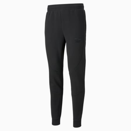 Dime Men's Basketball Pants, Puma Black-Puma Black, small-AUS