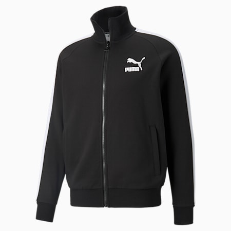 Iconic T7 Men's Track Jacket, Puma Black, small-IND