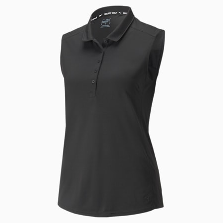 Polo da golf Gamer senza maniche da donna, Puma Black, small