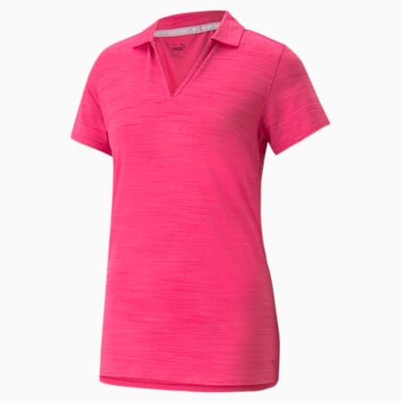 CLOUDSPUN Coast Women's Golf Polo, Orchid Shadow Heather, small