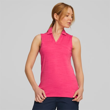 Polo da golf smanicata CLOUDSPUN Coast da donna, Orchid Shadow Heather, small