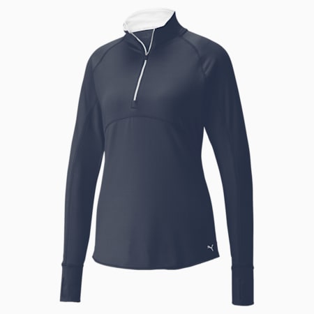 Gamer Damen Golf Pullover für Damen mit viertellangem Reißverschluss, Navy Blazer, small
