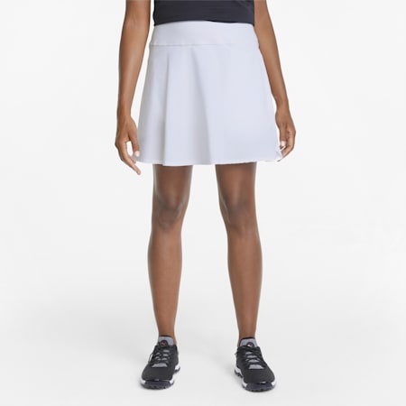 PWRSHAPE Solid Women's Golf Skirt, Bright White, small-SEA