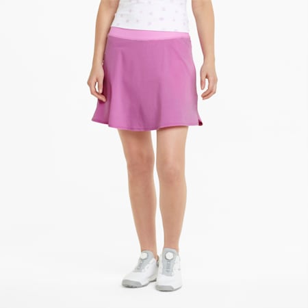PWRSHAPE Solid Women's Golf Skirt, Mauve Pop, small
