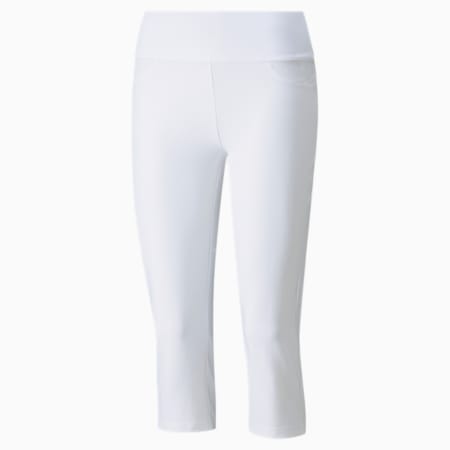 Pantaloni Capri da golf da donna PWRSHAPE, Bright White, small