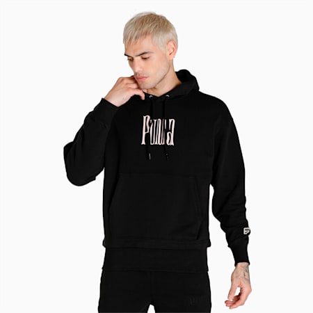 Downtown Graphic Hoodie TR, Puma Black, small-IND