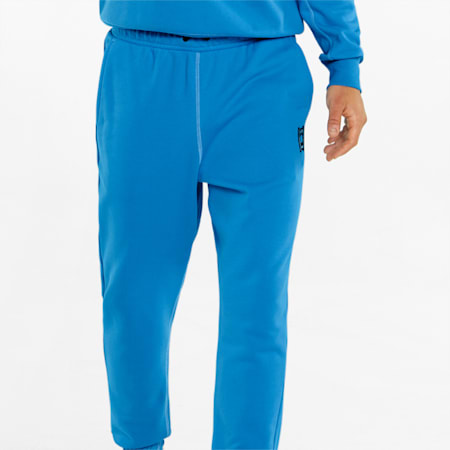 Pivot EMB Men's Basketball Sweatpants, Bleu Azur, small-AUS