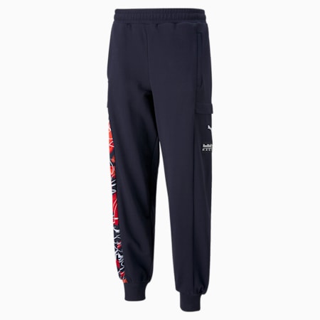Red Bull Racing Printed Men's Sweatpants, NIGHT SKY, small