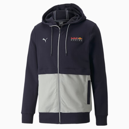 Red Bull Racing hoodie met volledige ritssluiting voor heren, NIGHT SKY, small