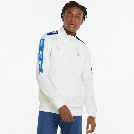 BMW M Motorsport T7 Men's Track Jacket, Puma White, small-THA