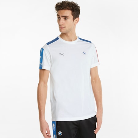 BMW M Motorsport T7 Men's Tee, Puma White, small-PHL