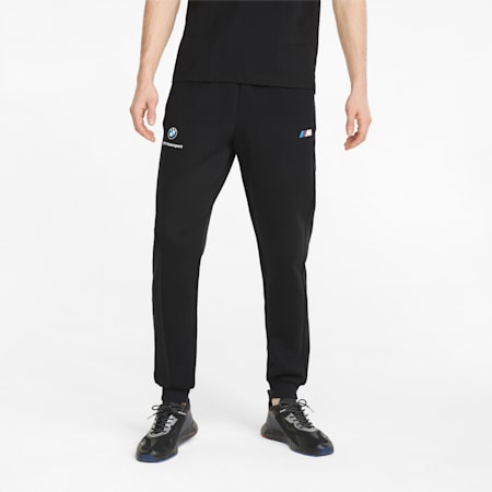 BMW M Motorsport Men's Sweatpants, Cotton Black, small-AUS