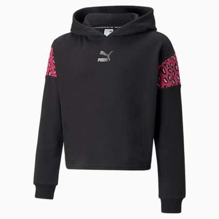 Summer Roar hoodie voor jongeren, Puma Black, small