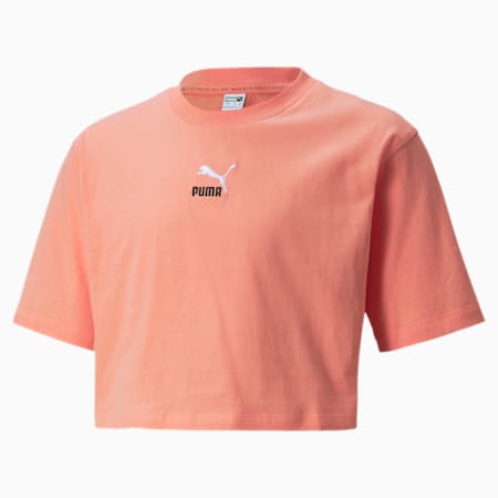 Camiseta corta GRL JR, Peach Pink, pequeño