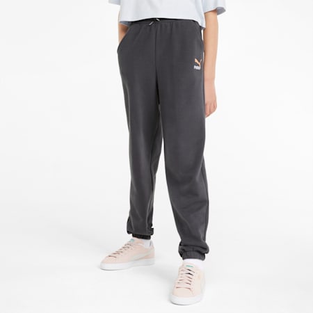 GRL Relaxed Fit Youth Sweatpants, Asphalt, small-GBR