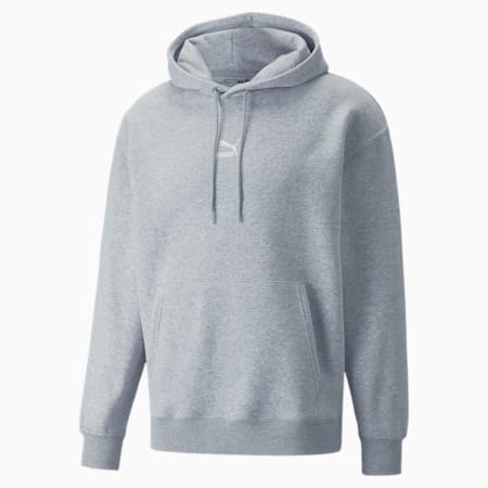 Classics Relaxed Men's Hoodie, Light Gray Heather, small-GBR