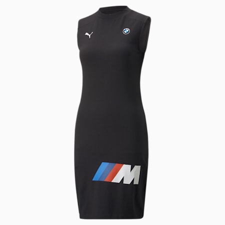 BMW M Motorsport Statement Women's Dress, Cotton Black, small-GBR